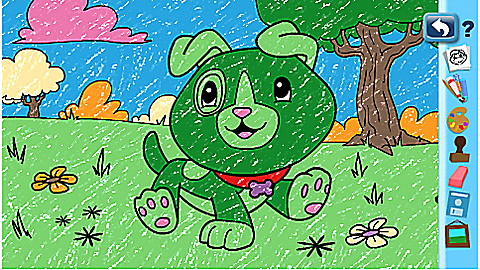 Coloring with Scout & Friends
