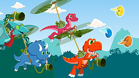 LeapTV T-Rex Rush: Egg Spelling Collection Crew