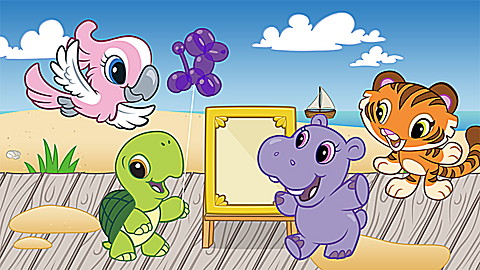 Learning Friends Preschool Adventures: Hippo Tells Stories