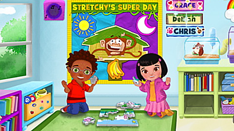Get Ready for Kindergarten: Stretchy Monkey's Super Day