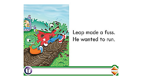 Learn to Read 5 eBook: Leap Scrubs Up