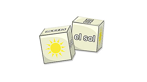 Brain Blocks Flash Cards: Spanish Vocabulary