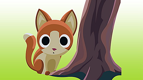 Scaredy Cat in the Spooky Woods